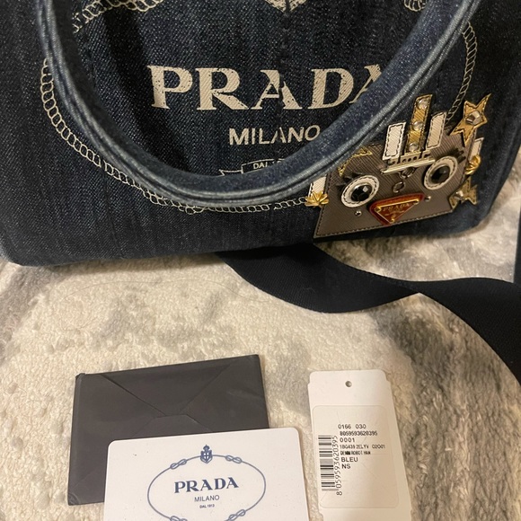 Prada Robot Denim tote - Picture 6 of 11
